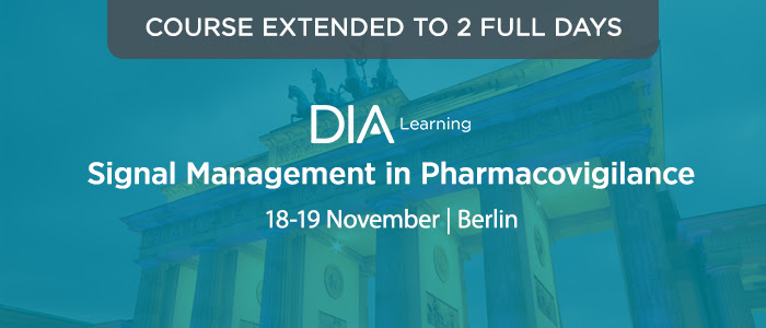 You are currently viewing Signal Management in Pharmacovigilance 18-19 November Berlin